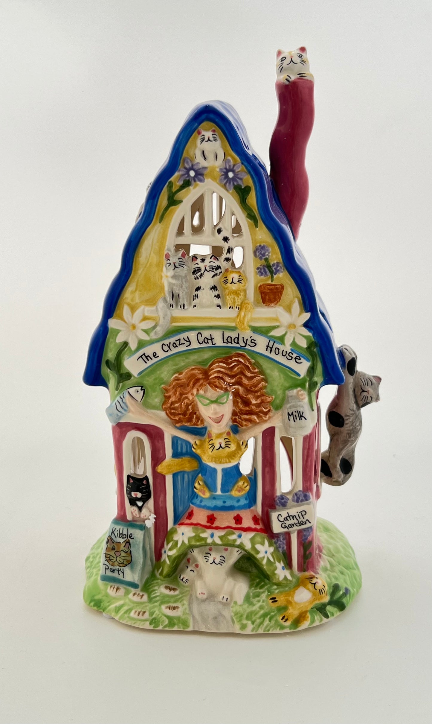 Crazy Cat Lady Candle House