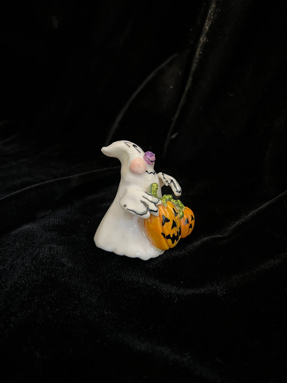 Jack-o-lantern Ghost Figurine
