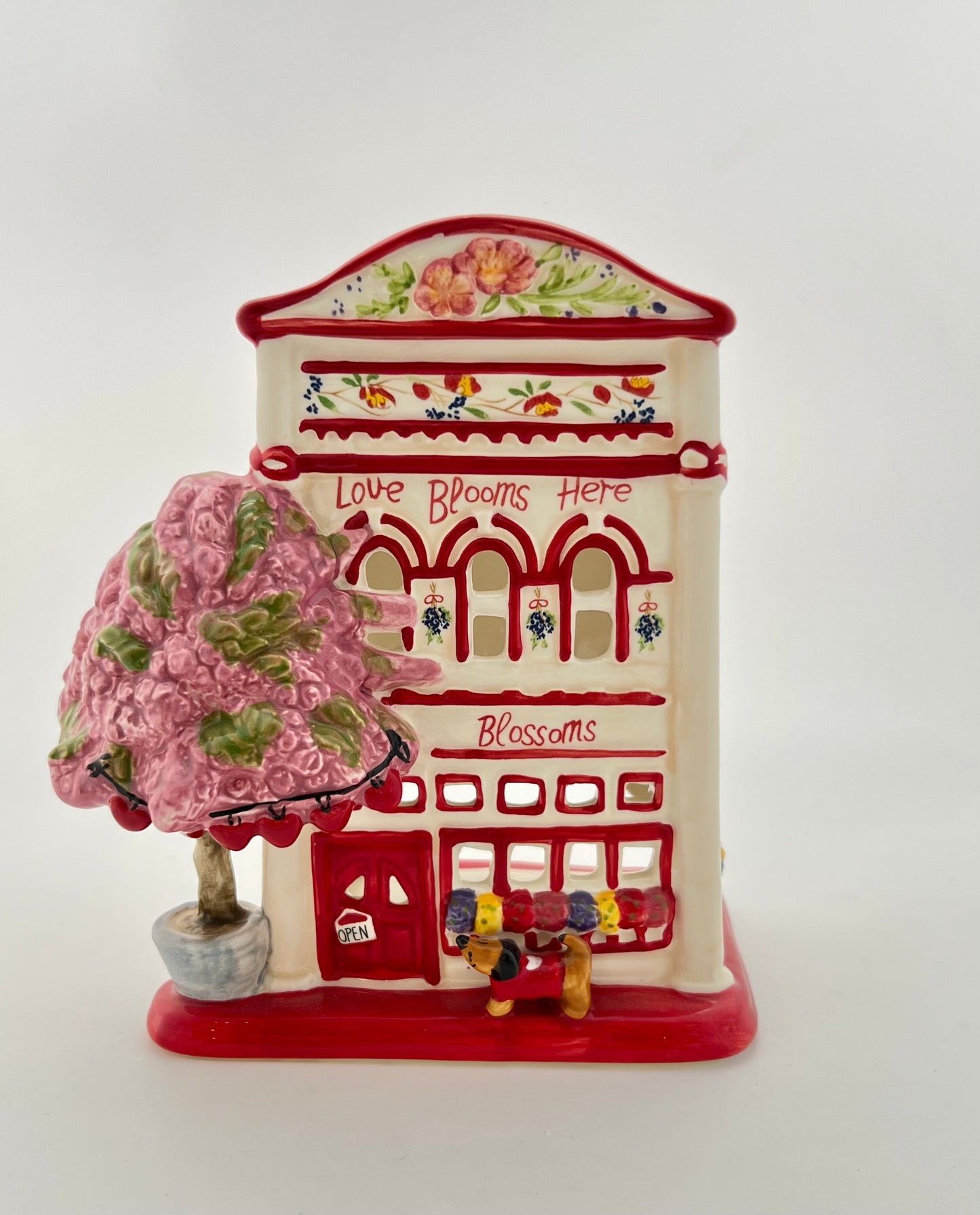 Love Blooms Here Candle house