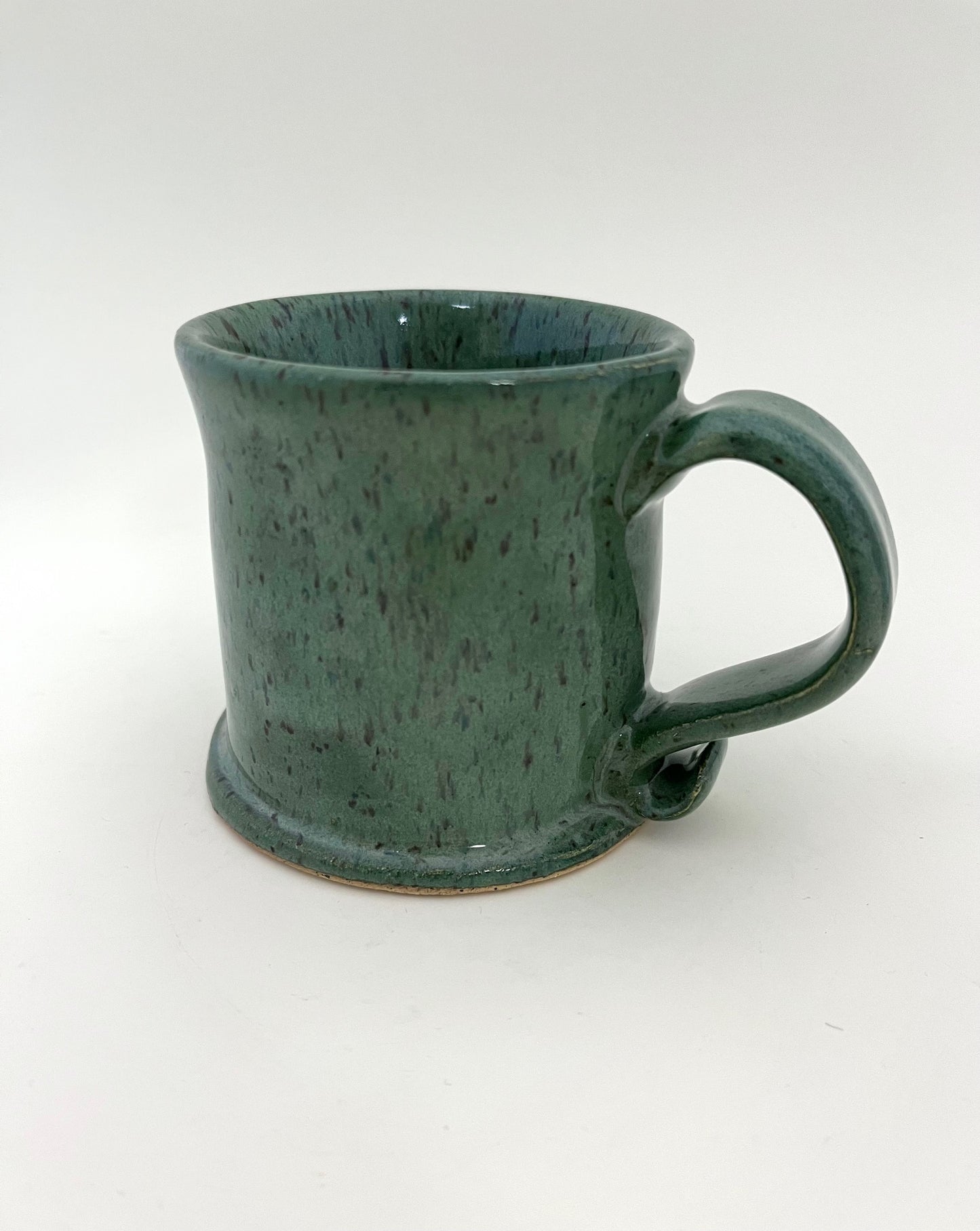 Green Stoneware Mug