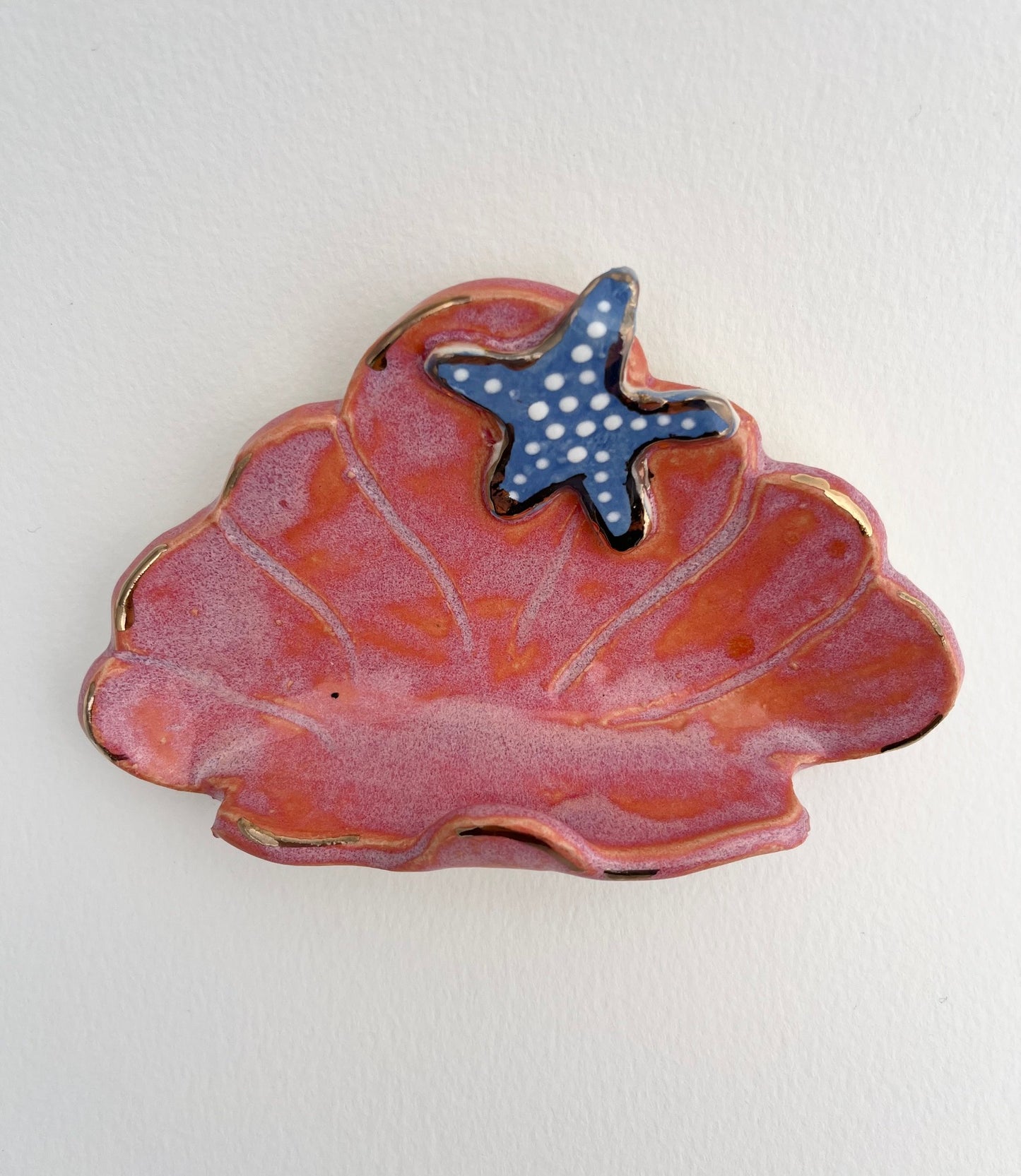 Salmon Seashell Hanger