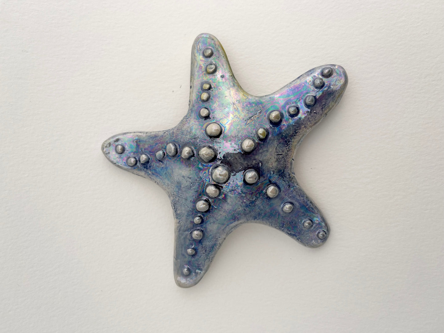 Blue Luster Starfish Hanger