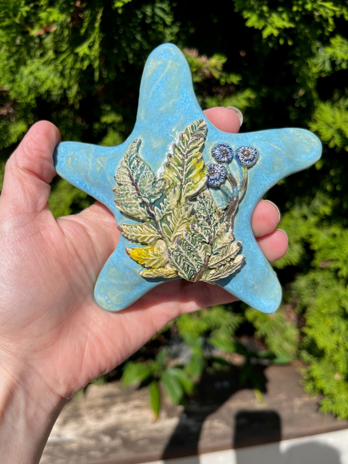 Turquoise Starfish Hanger