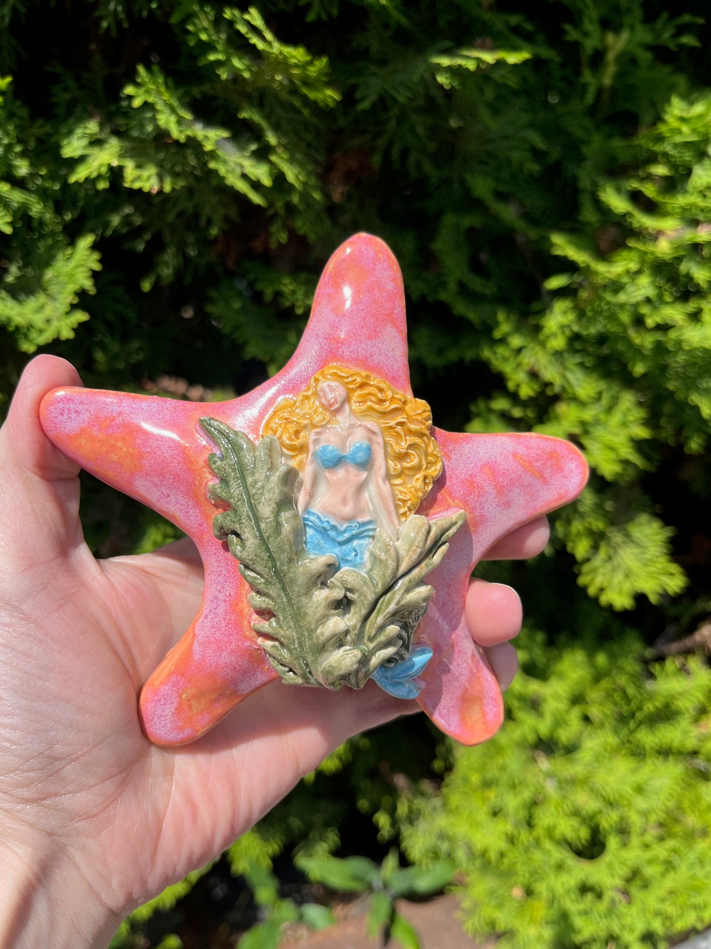 Sunrise Mermaid Starfish Hanger