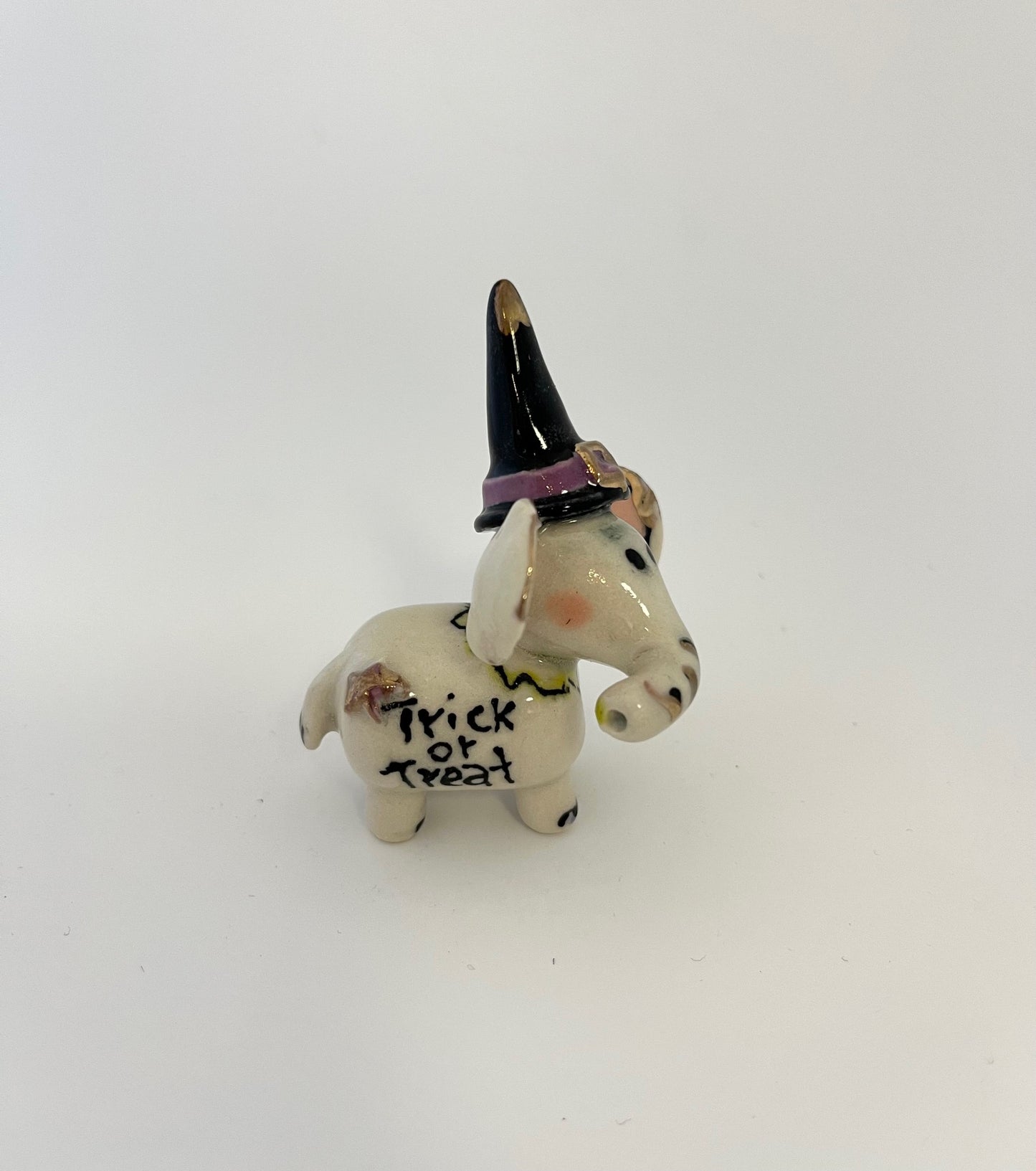 "Spooks" The Tiny Halloween Elephant