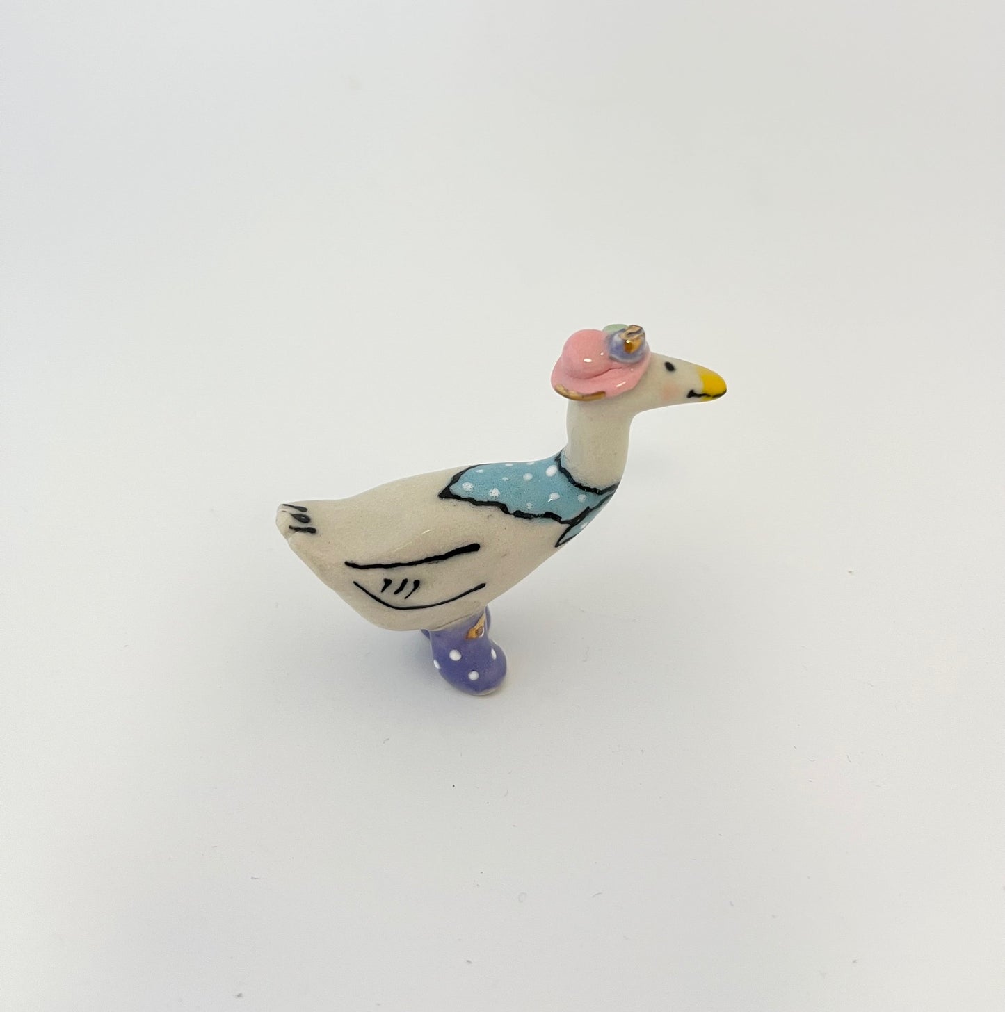 Tiny Goose in Rain Boots