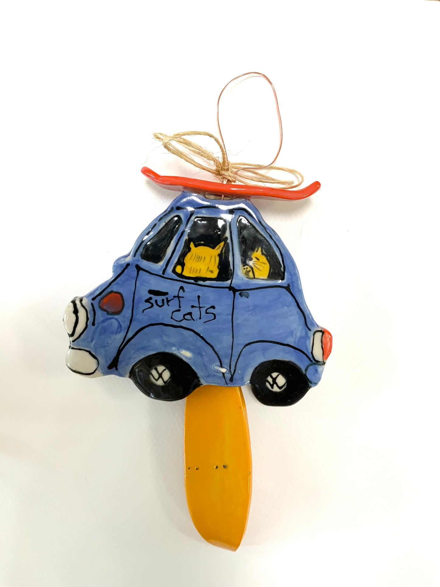 Surf Cats Wind Chime