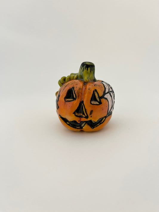Tiny Vintage Inspired Pumpkin Figural