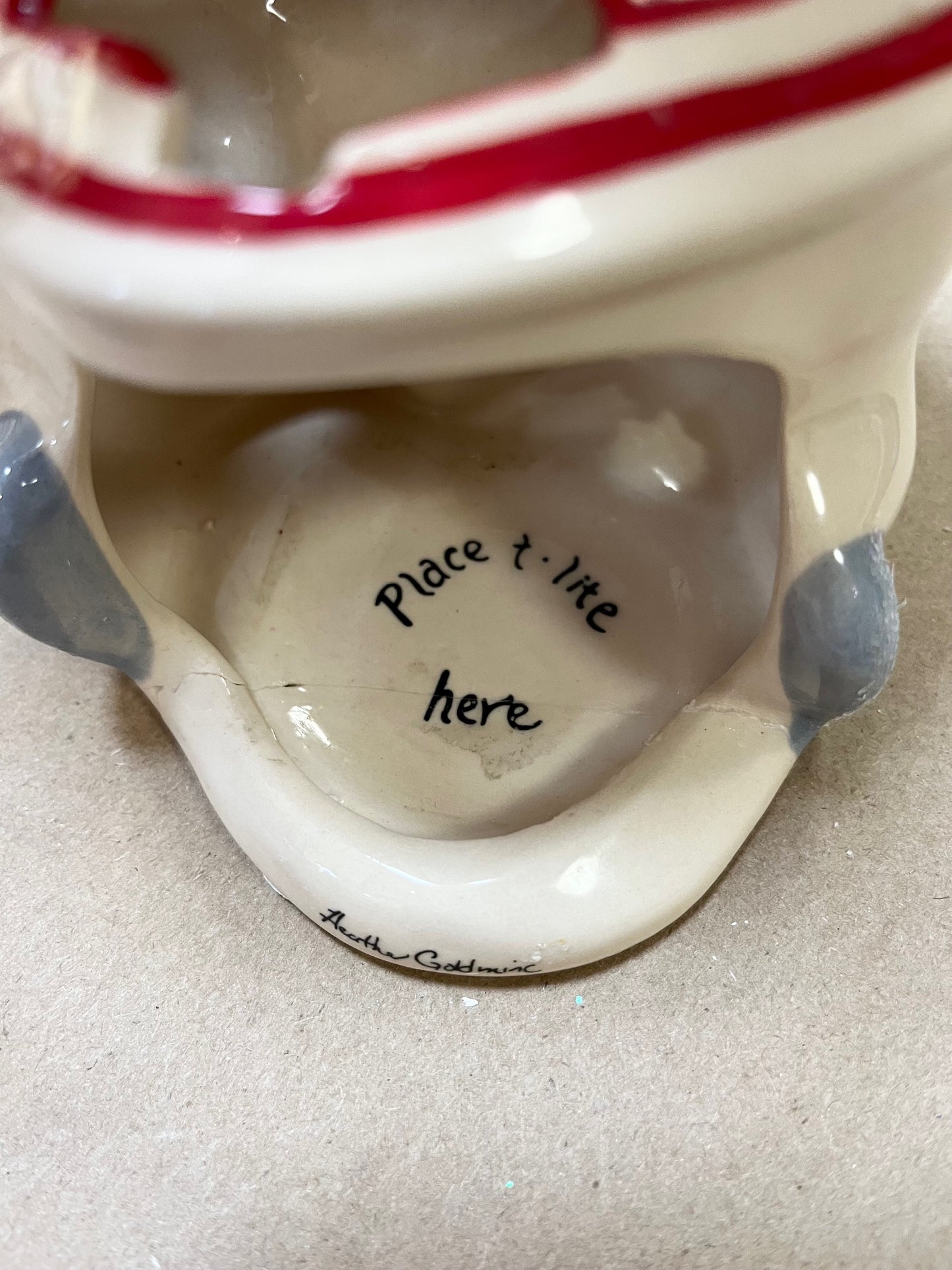 Hockey Snowmen Tealight Holders