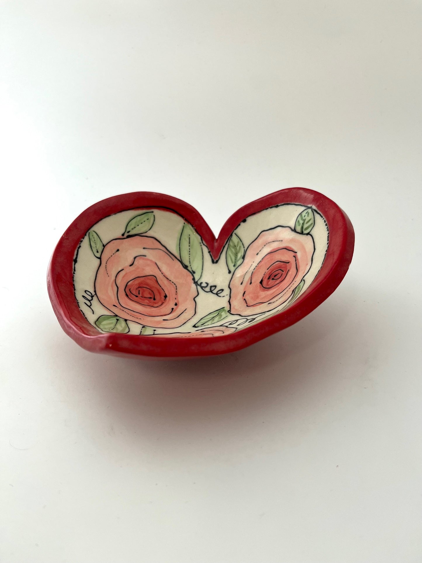 Heart Bowl (Roses)