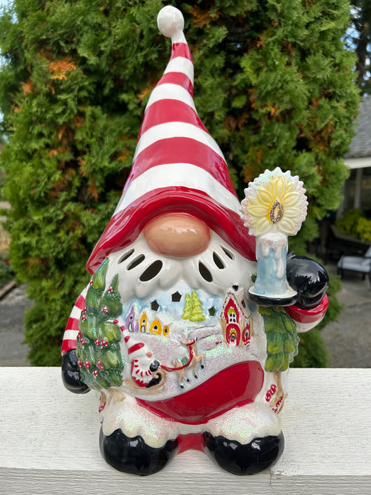 Gnome for the Holiday Candle House