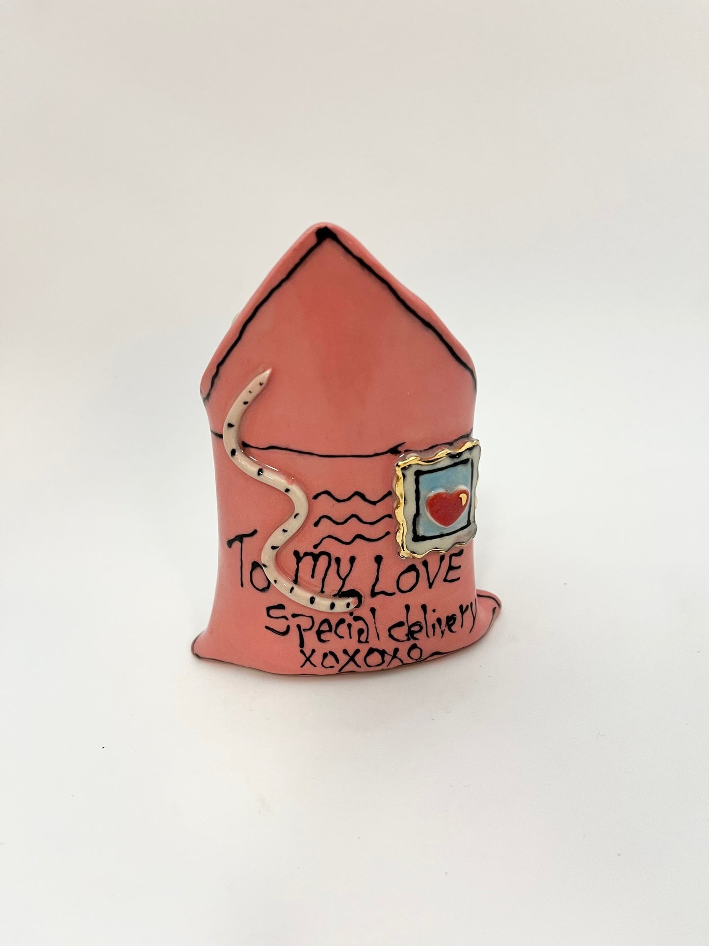 Mouse with Glasses Love Envelope