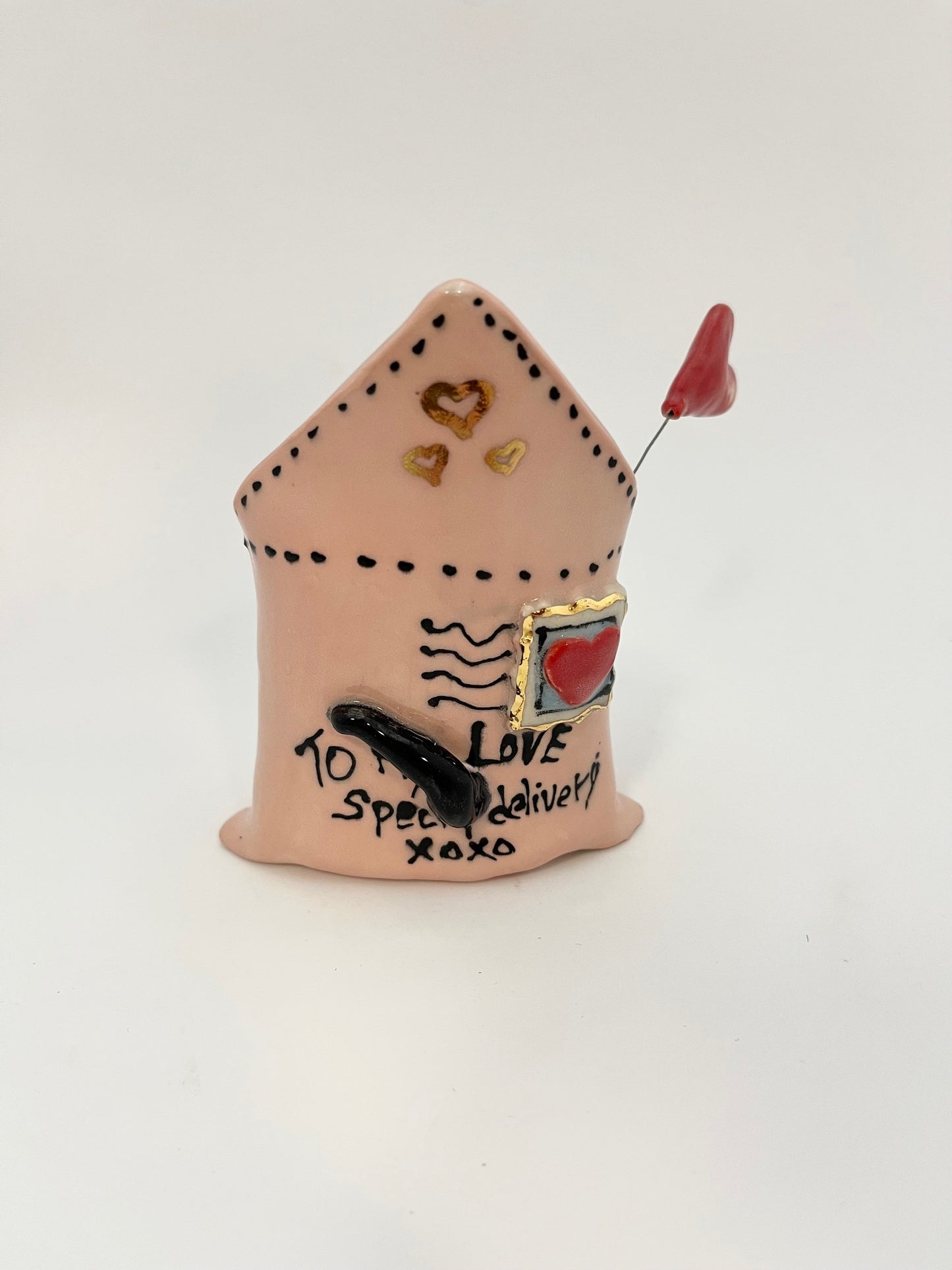 Dog Love Envelope with Heart