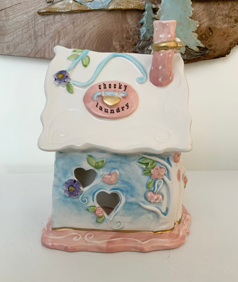Cheeky Laundry Candle House Heather Goldminc Clayworks Studio