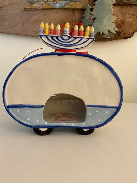 Gnome Delight Menorah Tealight Holder