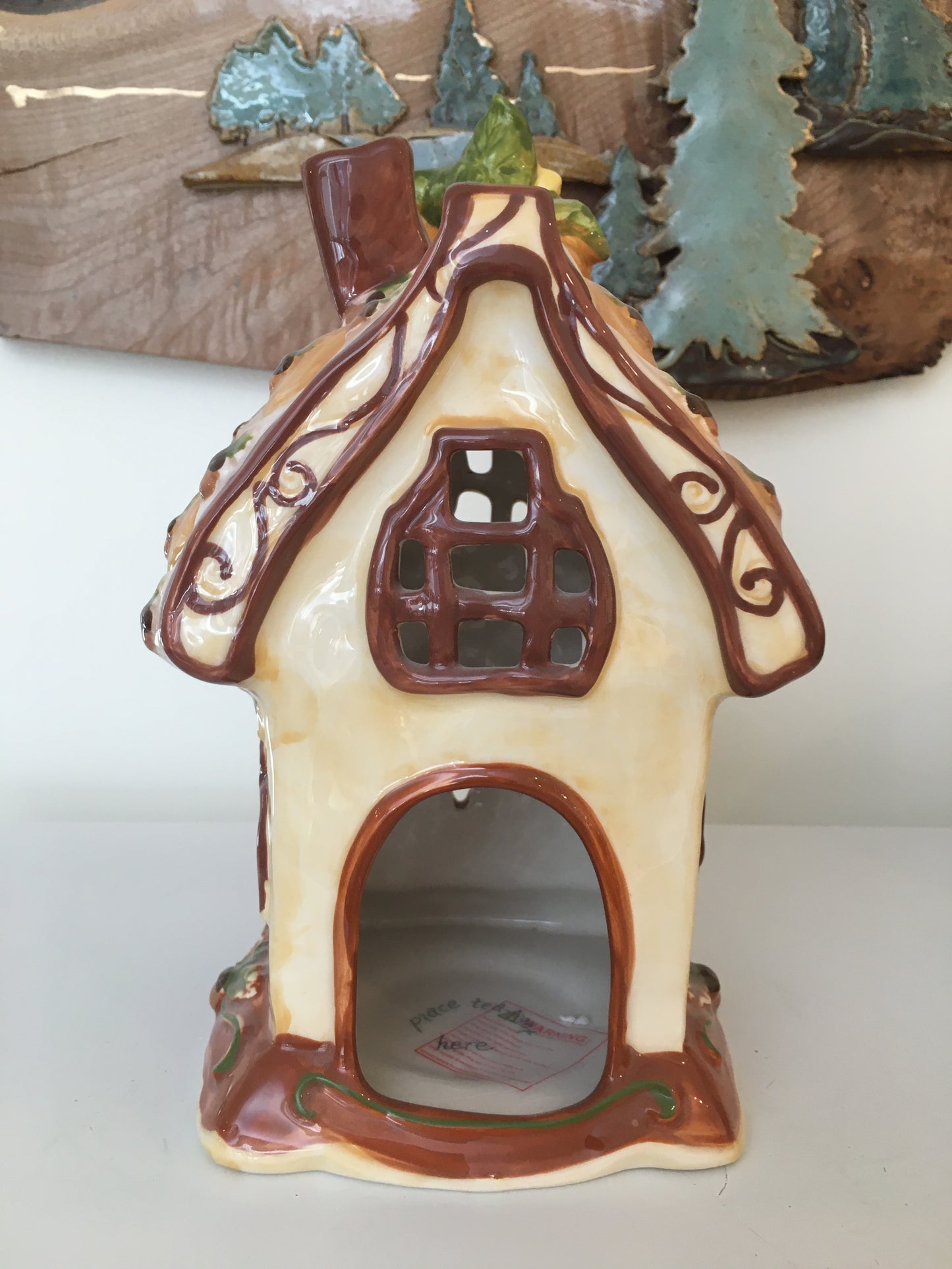 Pumpkin Spice Cottage Candle House