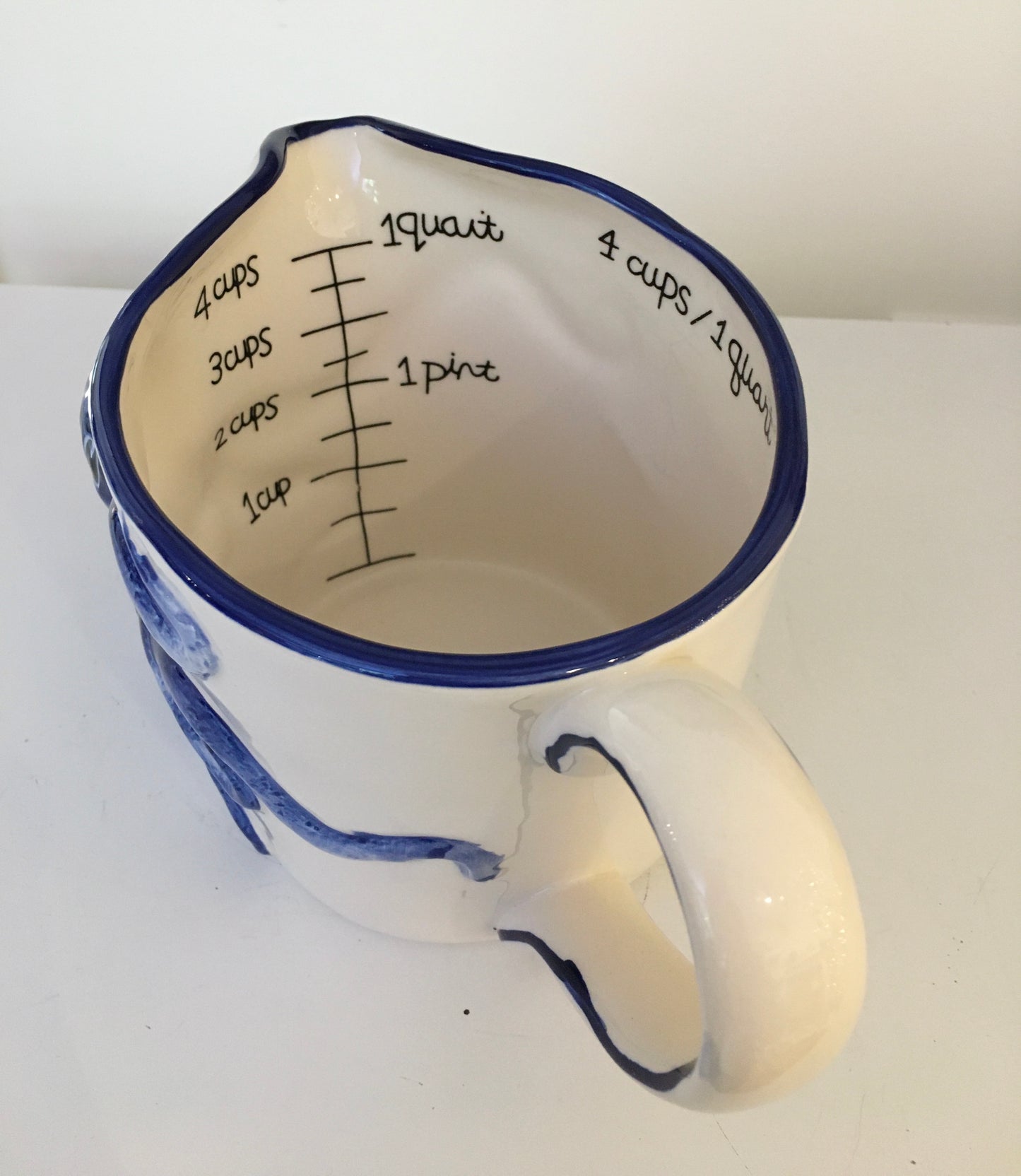 Blue Octopus Measuring Cup