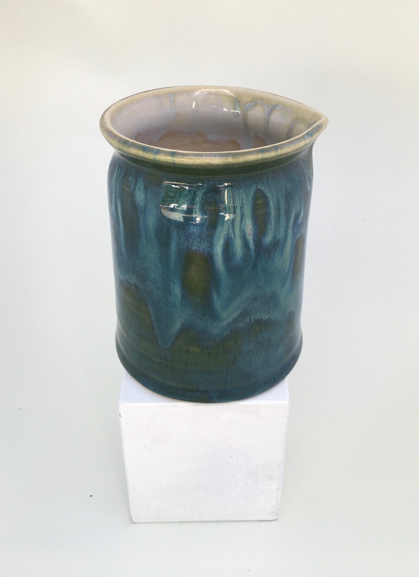 Tall Porcelain Stoneware Vessel