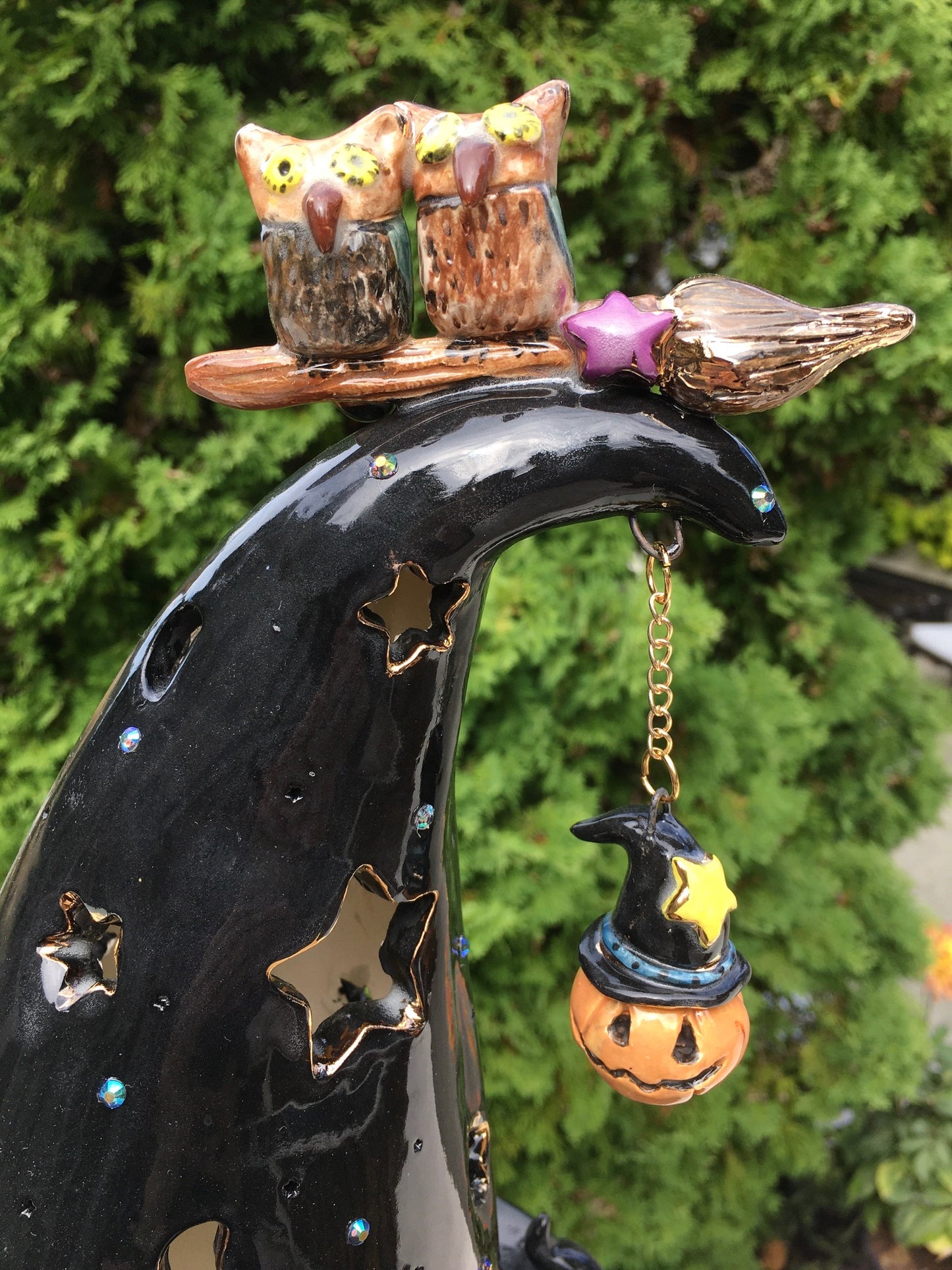 Large Witch Hat with Blue Band