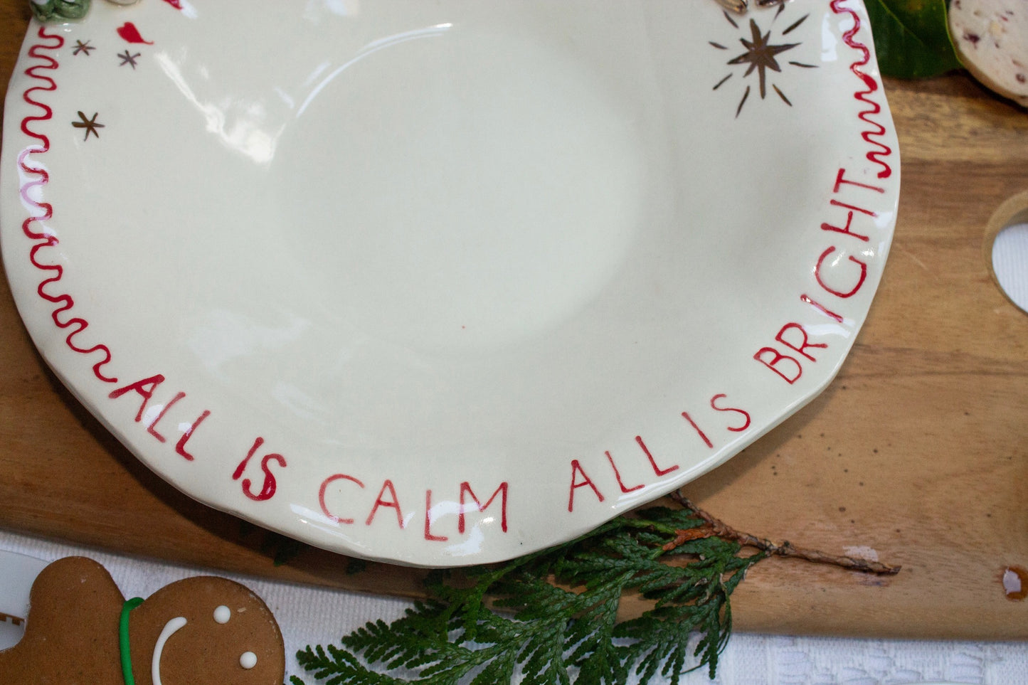 All is Calm All is Bright Bowl