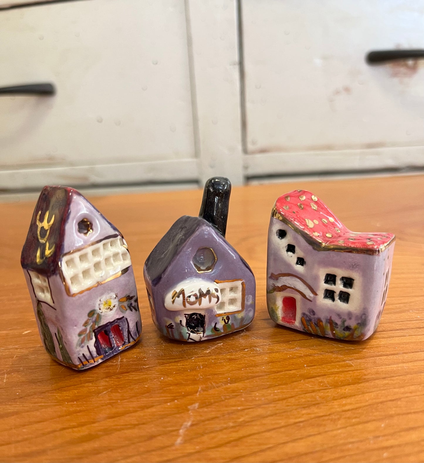 Tiny Village House Set Purple