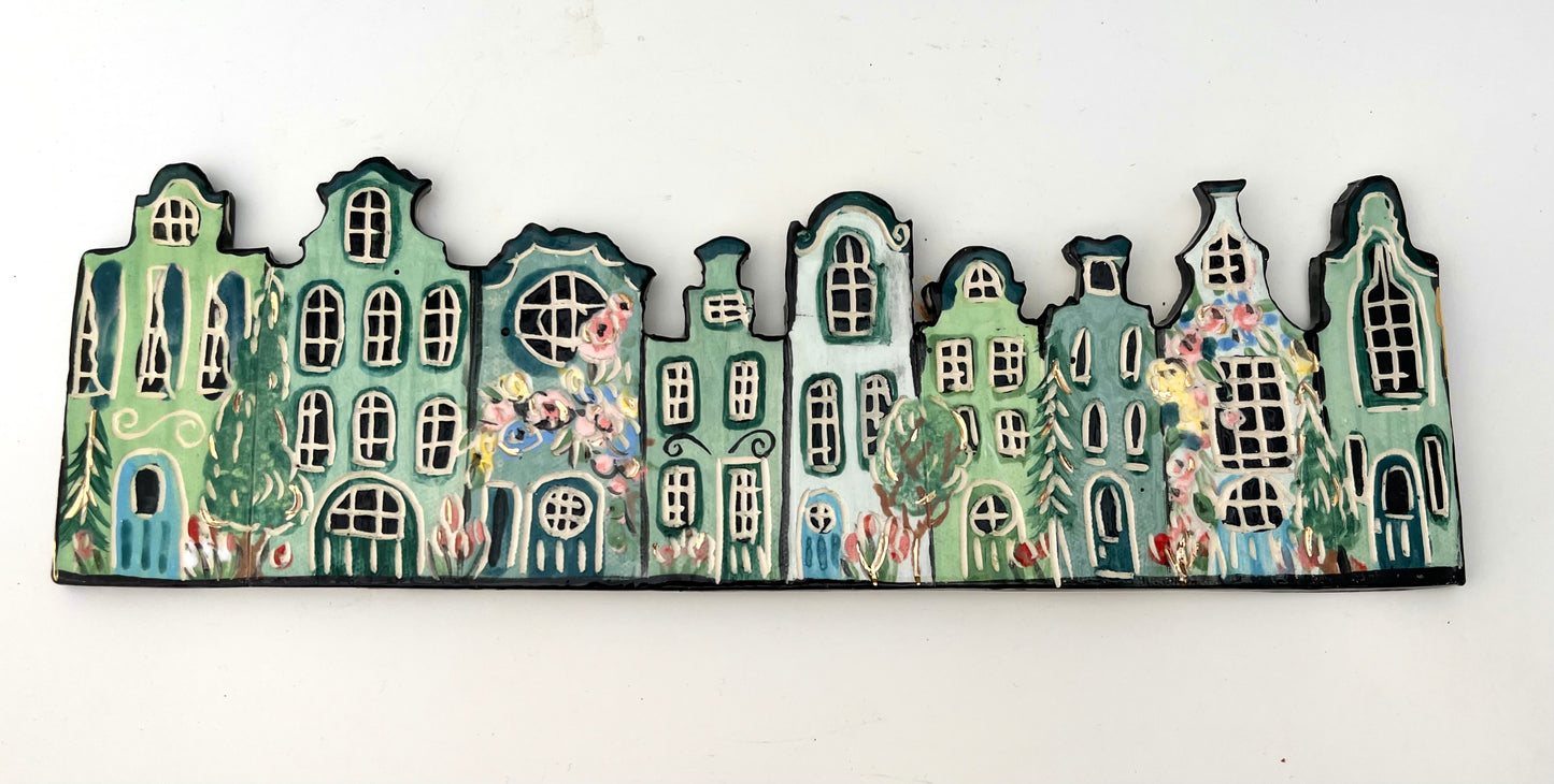 Village Wall Hanger Green