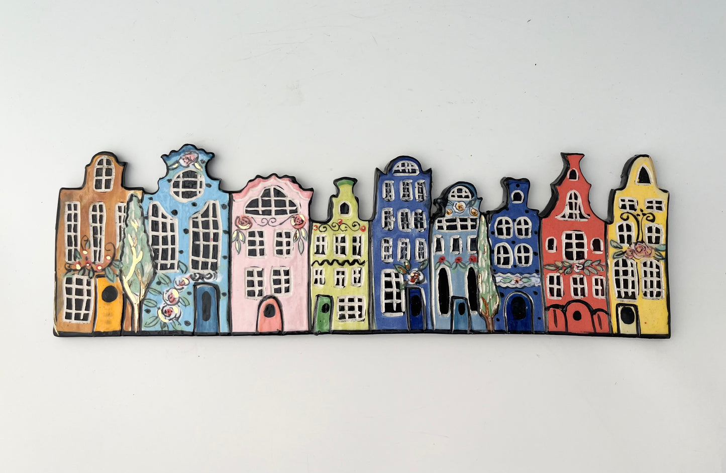 Village Wall Hanger Multicolored