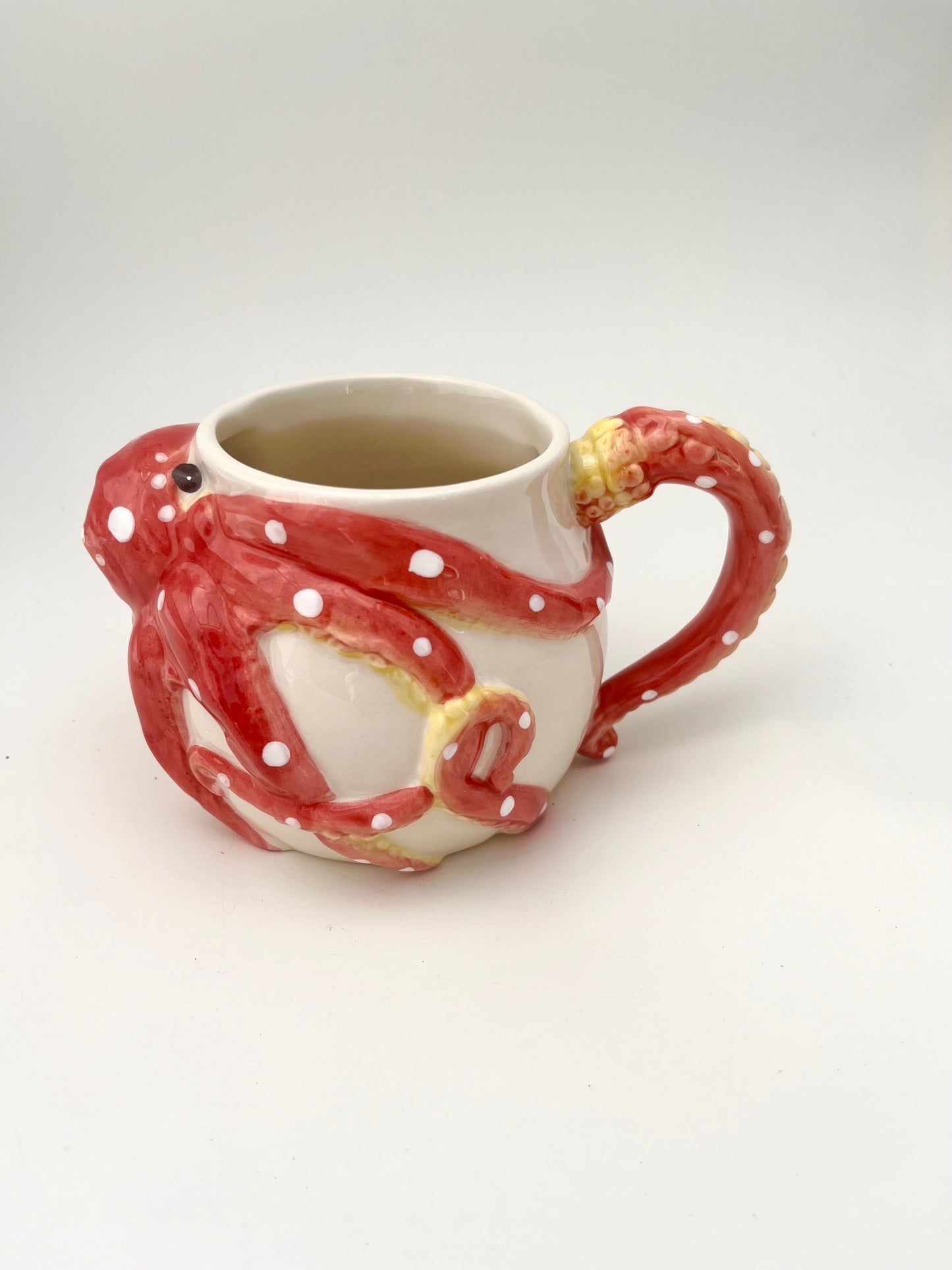 Red Octopus Mug