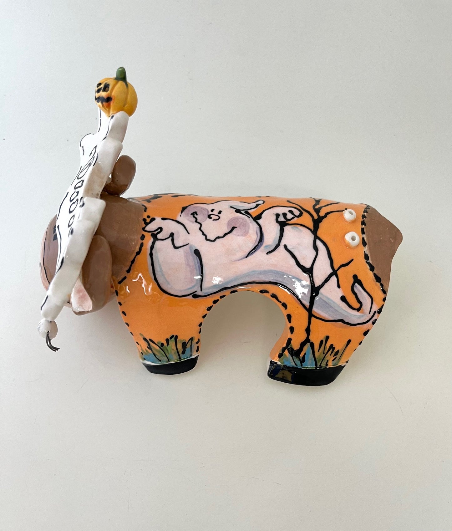 Ghost the Halloween Pajama Moose