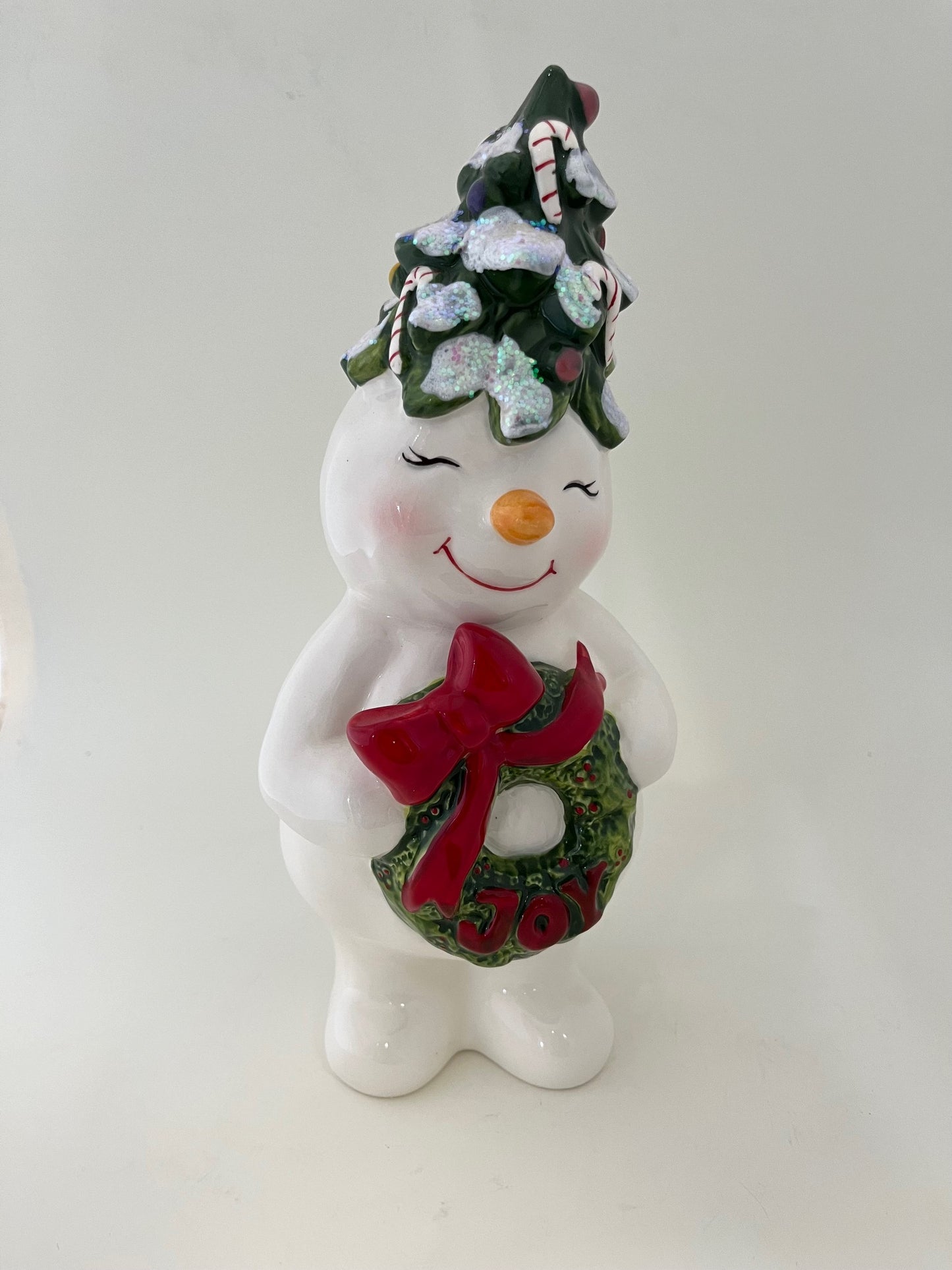 Retro Snowman Figurine