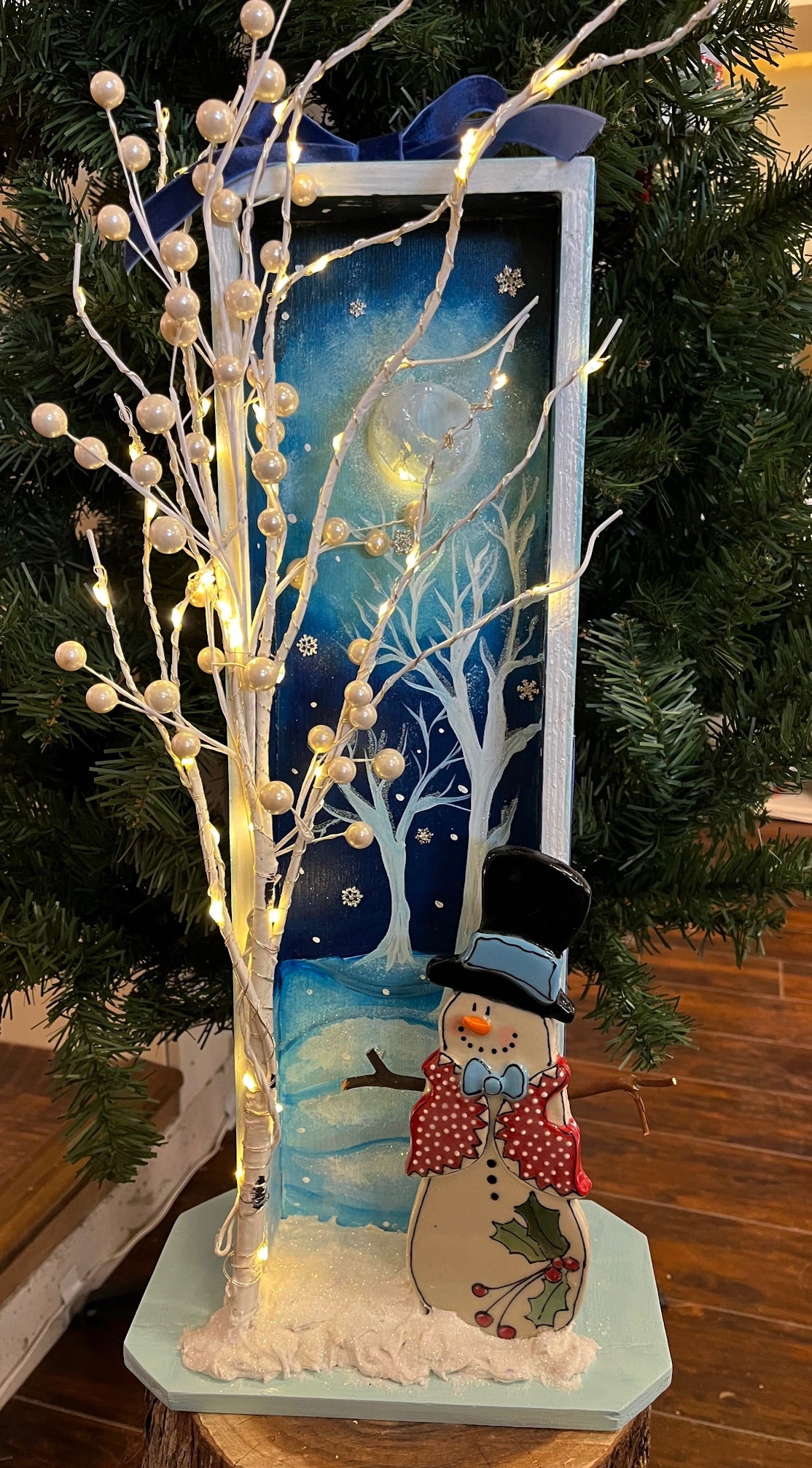 A Winters Night Shadow Box