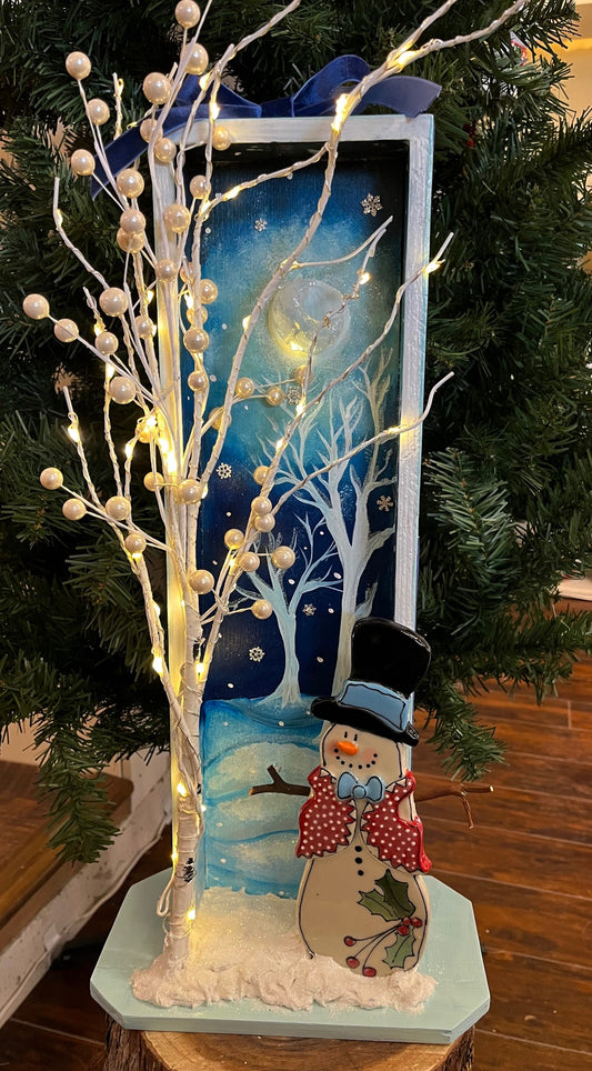 A Winters Night Shadow Box
