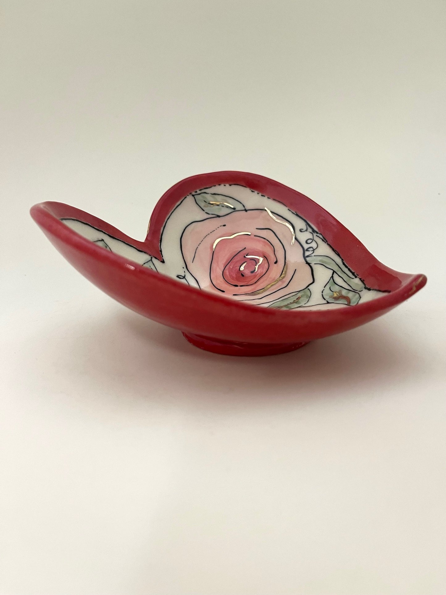 Heart Bowl (Roses)