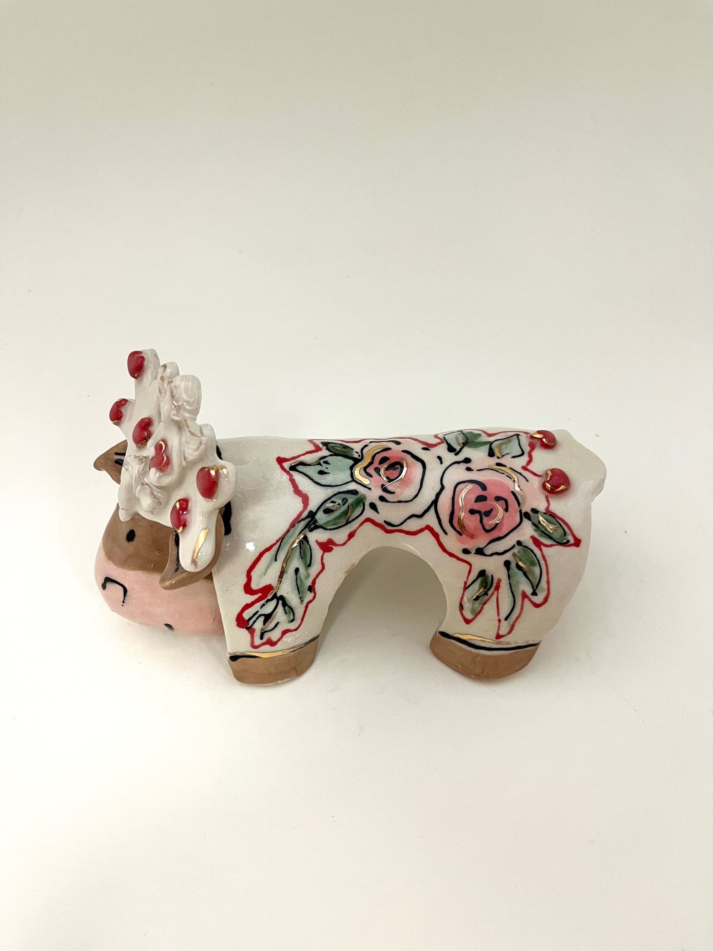 Paris the Valentine's Moose in Pajamas