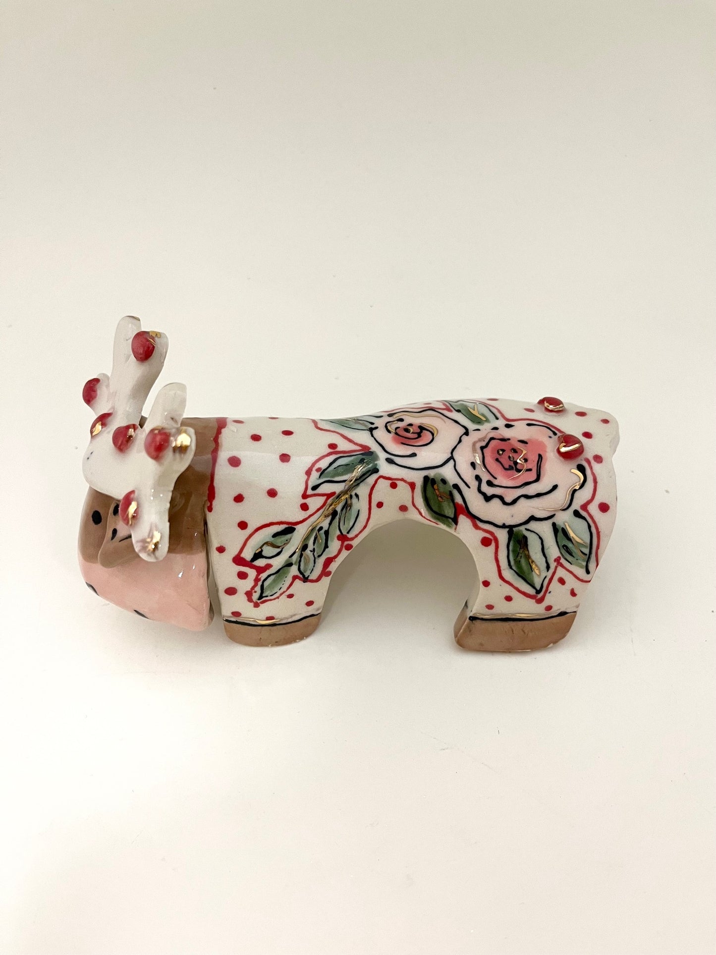 Cordelia the Valentine's Moose in Pajamas