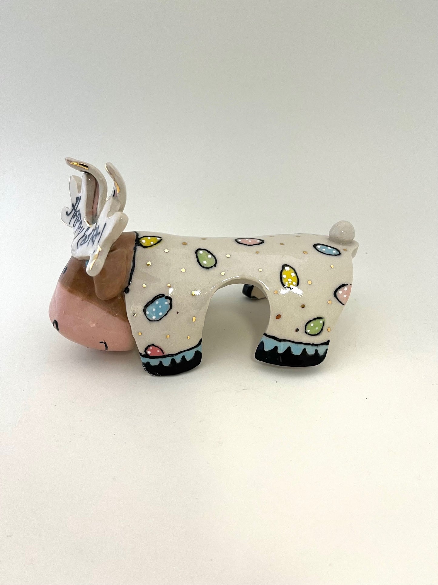 "April" the Easter Moose