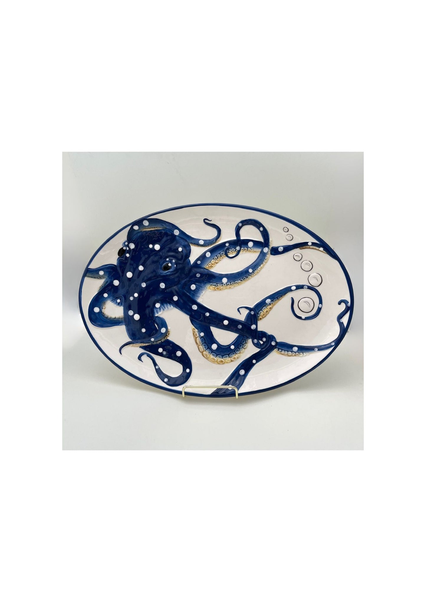 Blue Octopus Platter