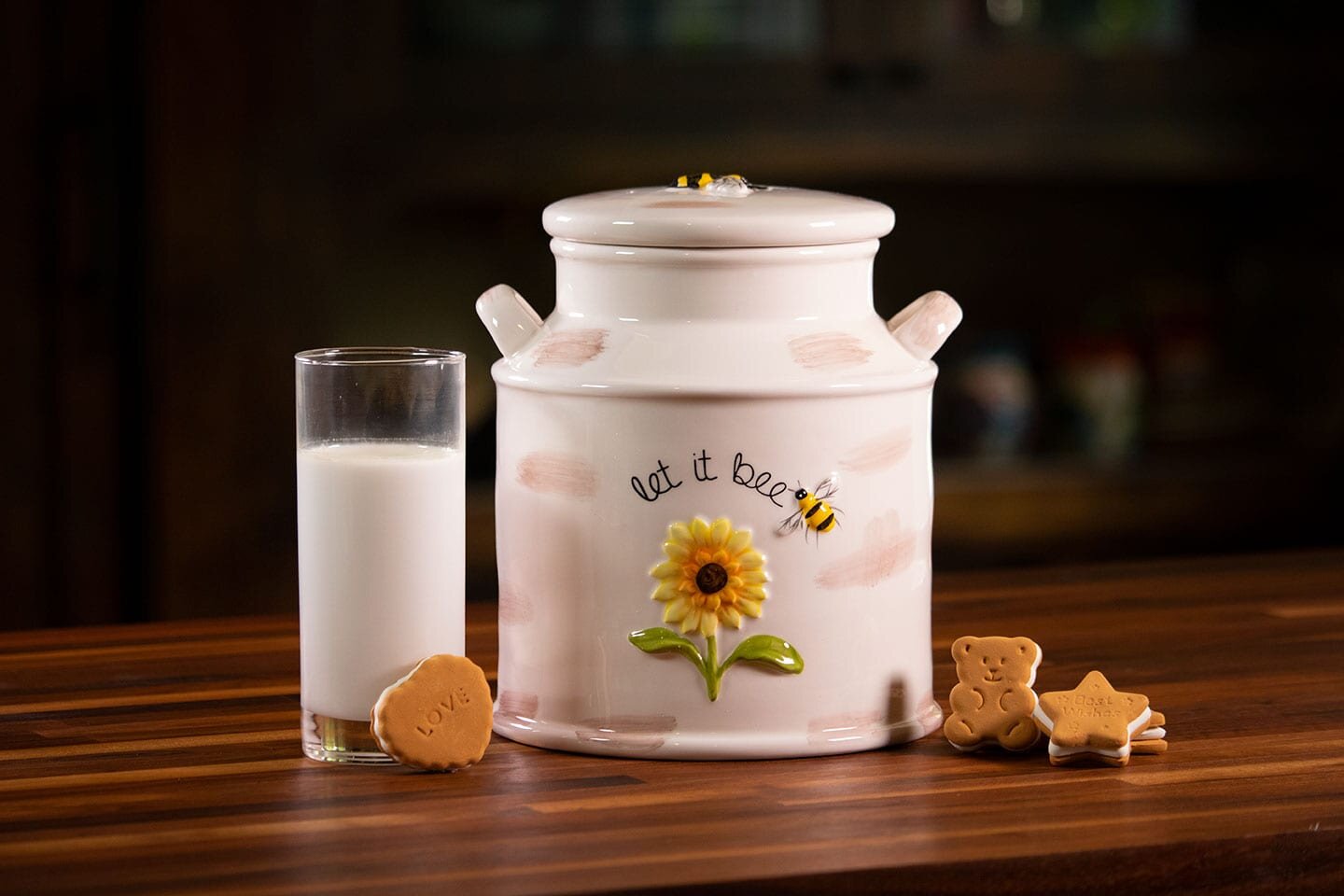Hello Yellow Cookie Jar