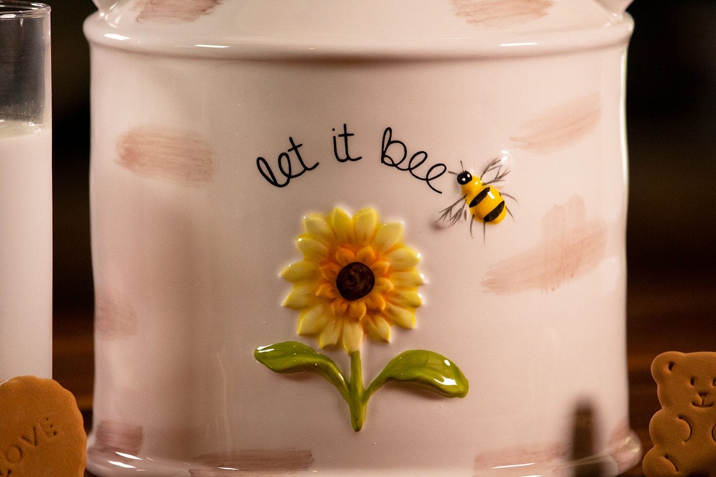 Hello Yellow Cookie Jar