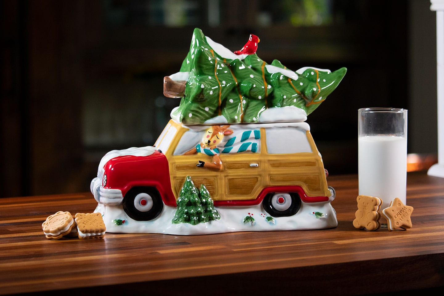 Bring Home Christmas Tree Cookie Jar