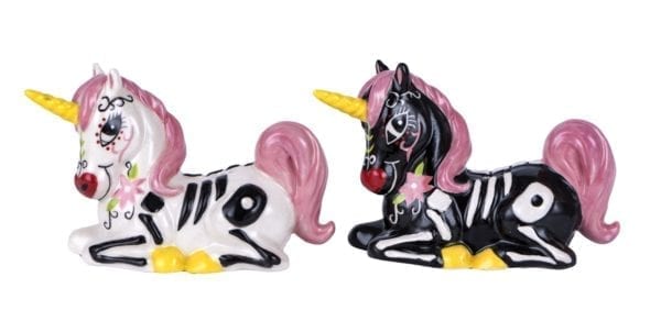 Sugar Skull Unicorns Salt & Pepper Set