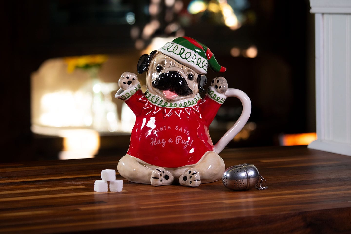 Hug A Pug Teapot