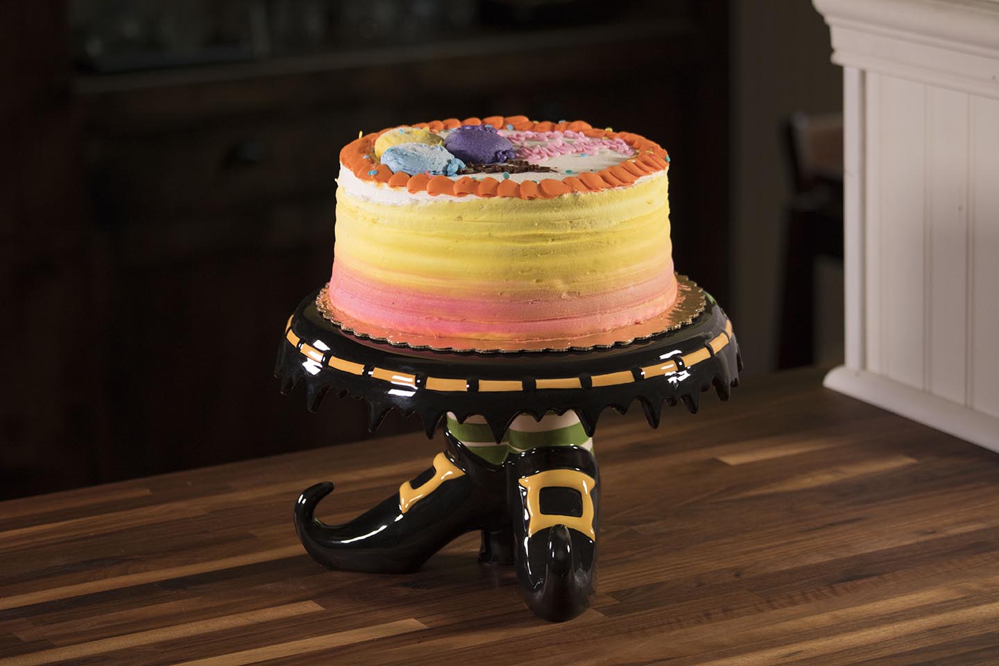 Witch Feet Cake Plate