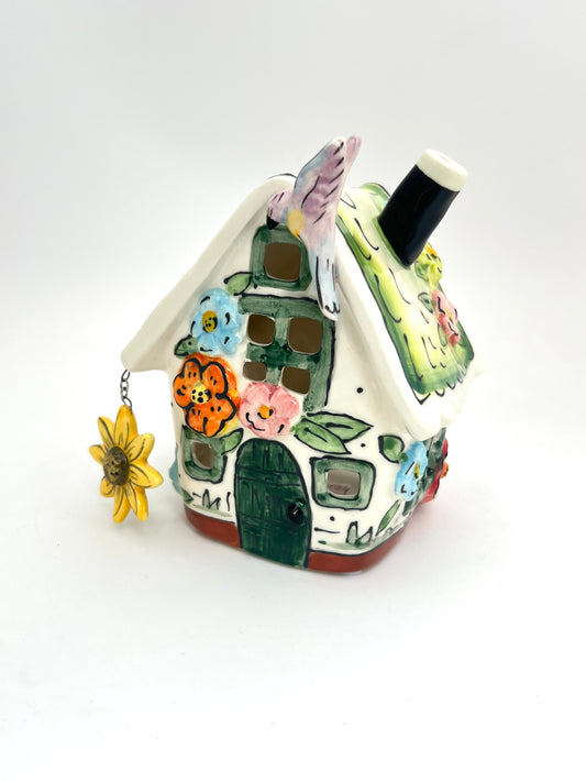 Small Wildflower Candle House