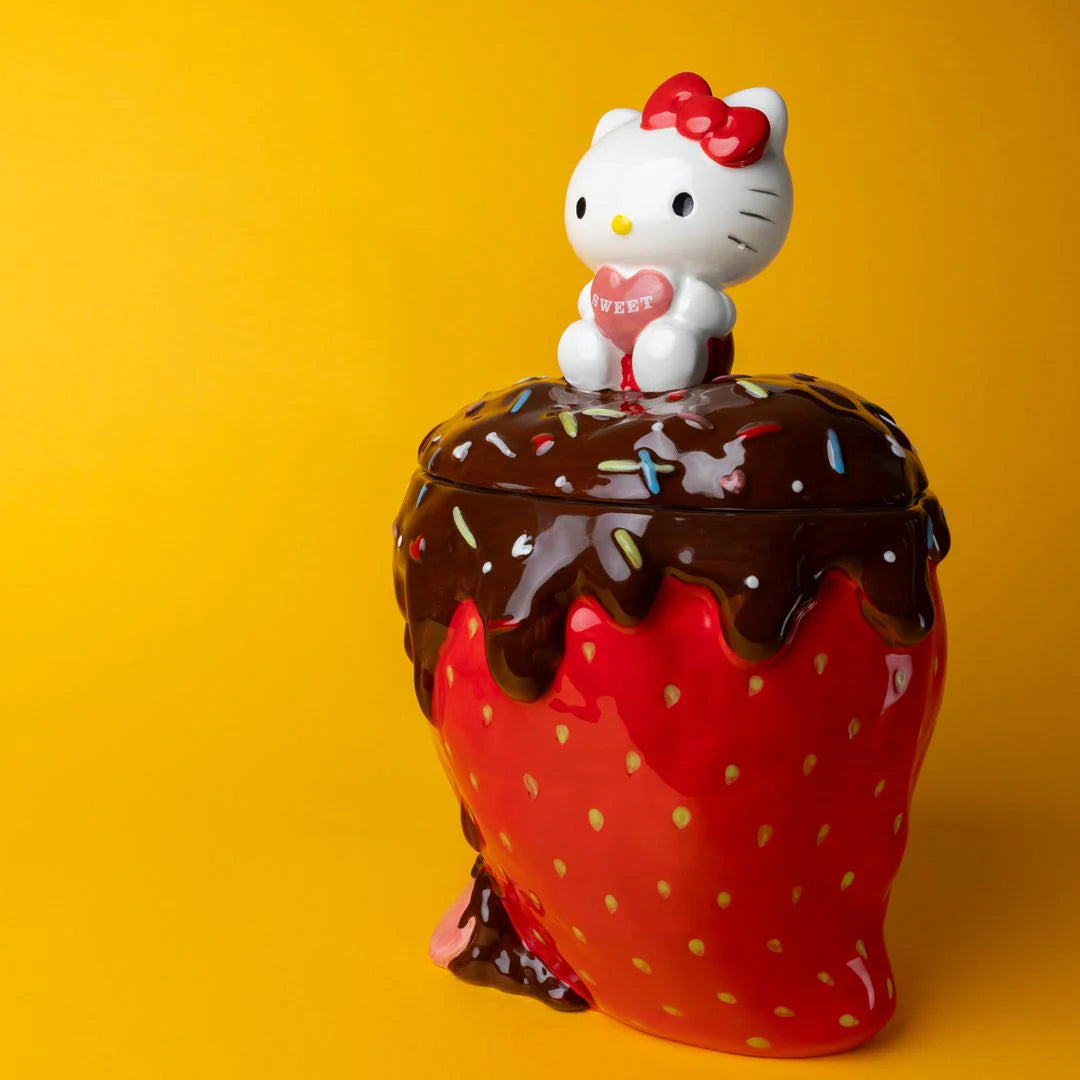 Hello Kitty with Strawberry Cookie Jar