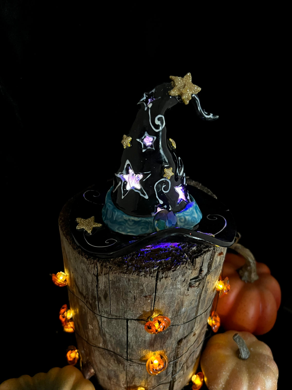 Stars and Swirls Witch Hat