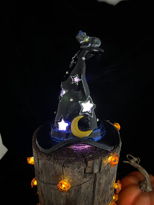 Moon and Stars Witch Hat