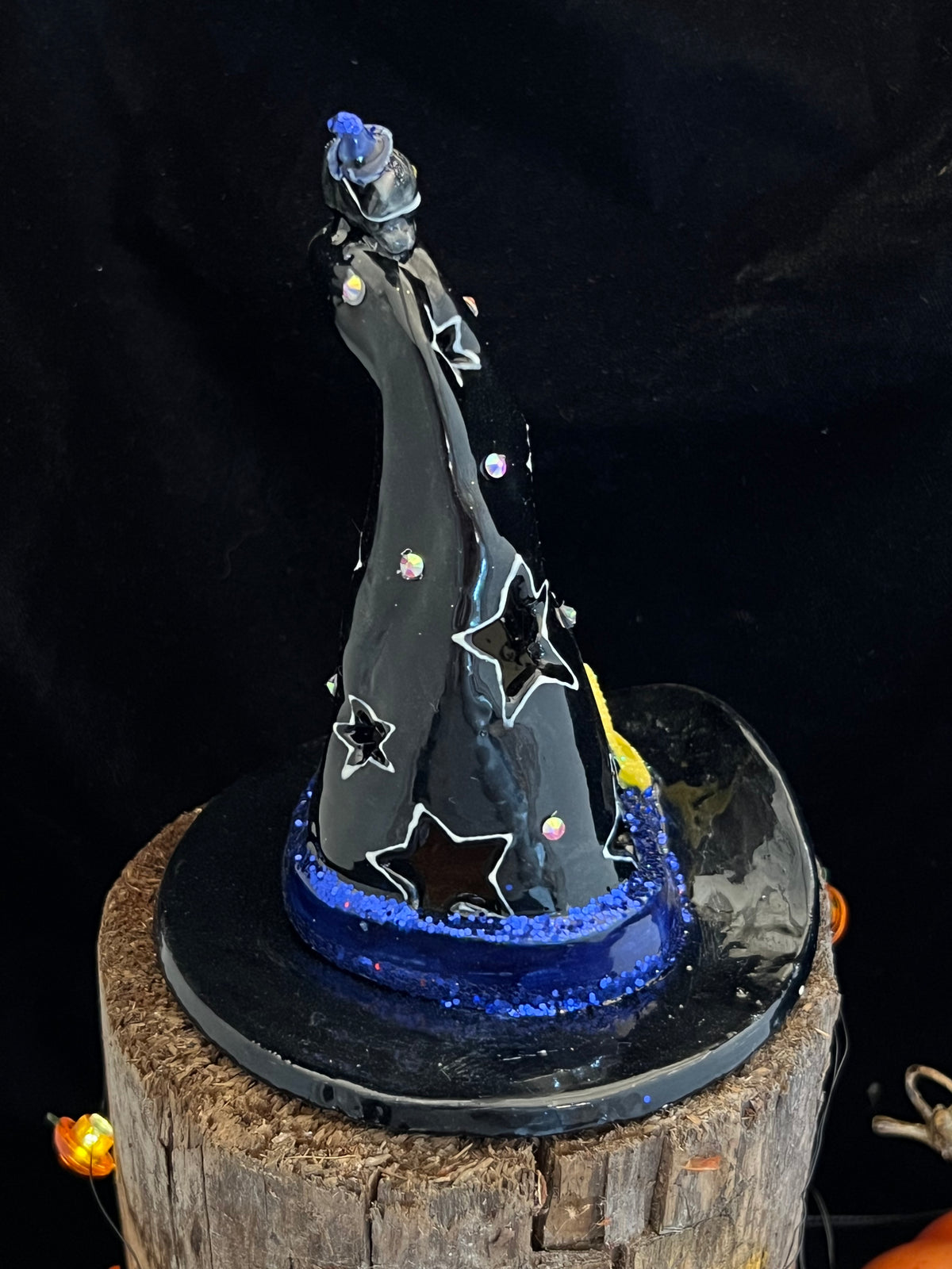 Moon and Stars Witch Hat