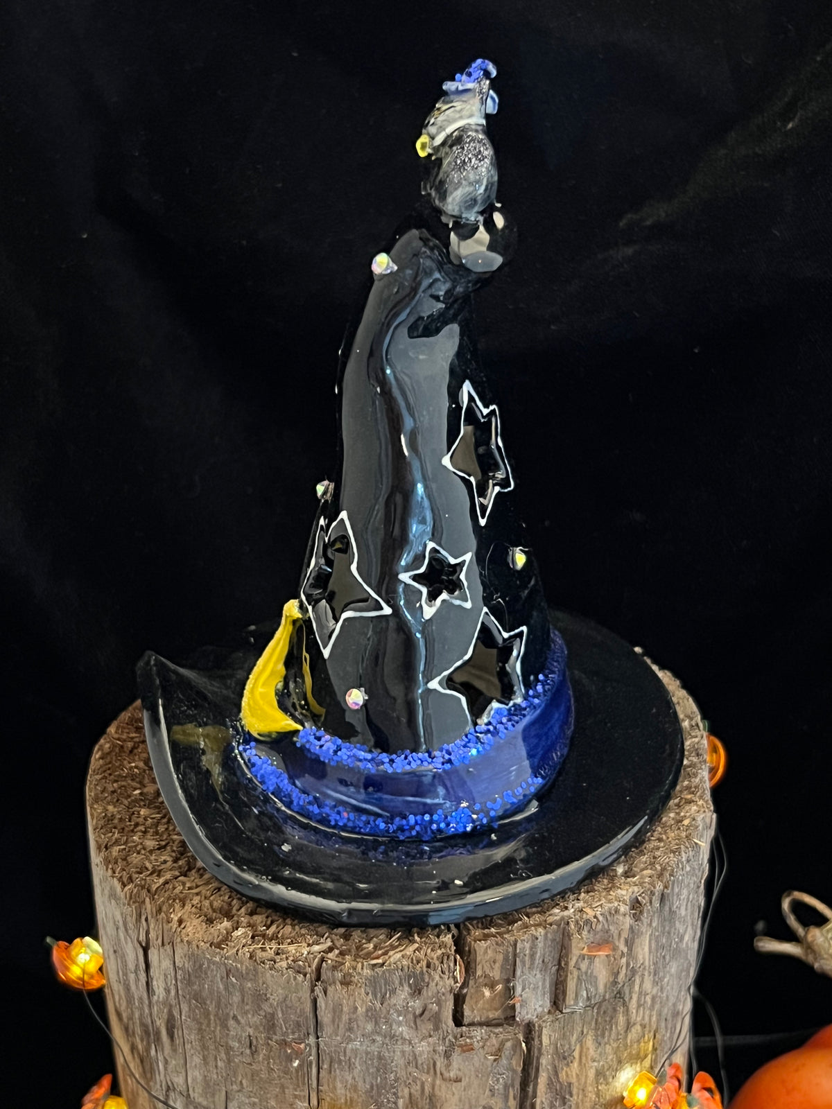 Moon and Stars Witch Hat