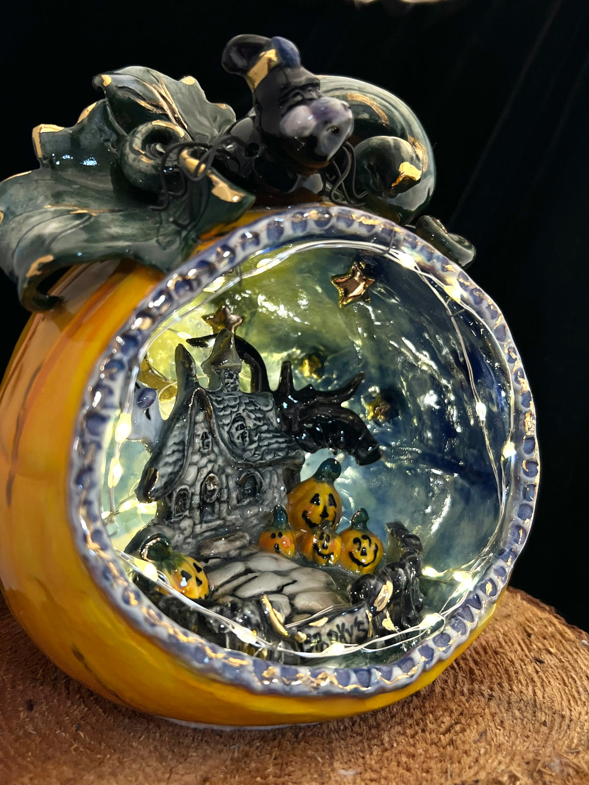 Haunted House Pumpkin